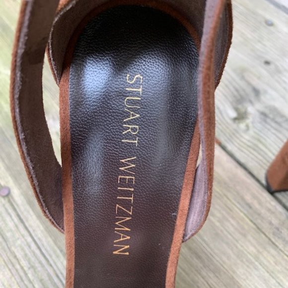 Never Worn! 🎉HP🎉Stuart Weitzman Hijinx Suede Platform Sandal - Picture 16 of 16